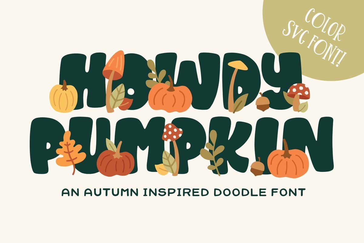 Font Howdy Pumpkin