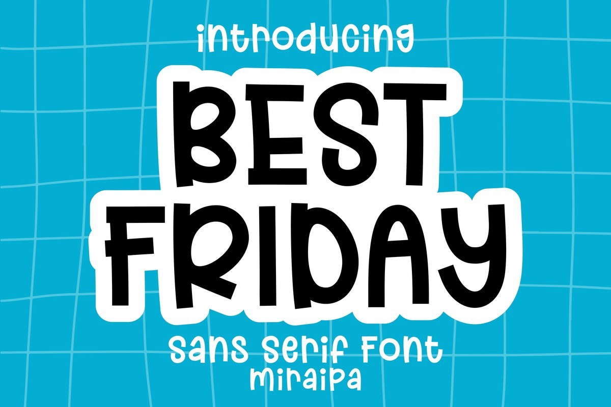 Font Best Friday