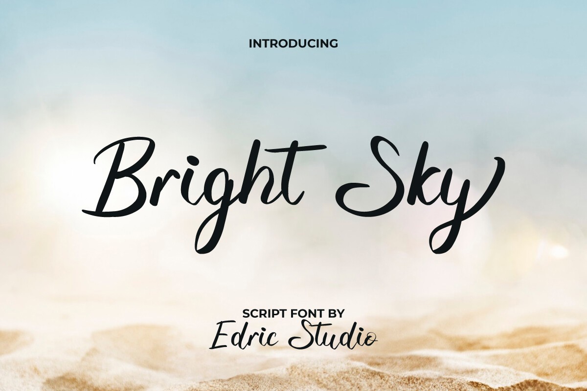 Font Bright Sky