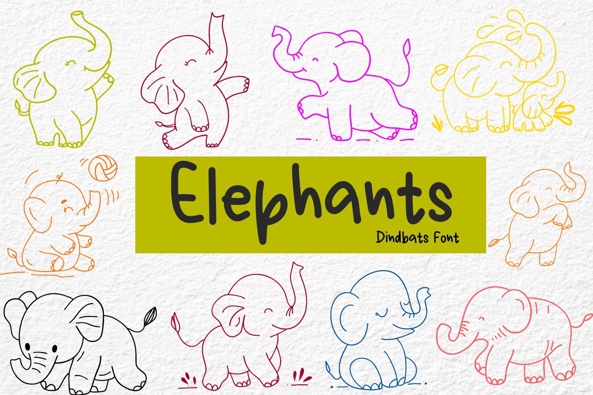 Font Elephants