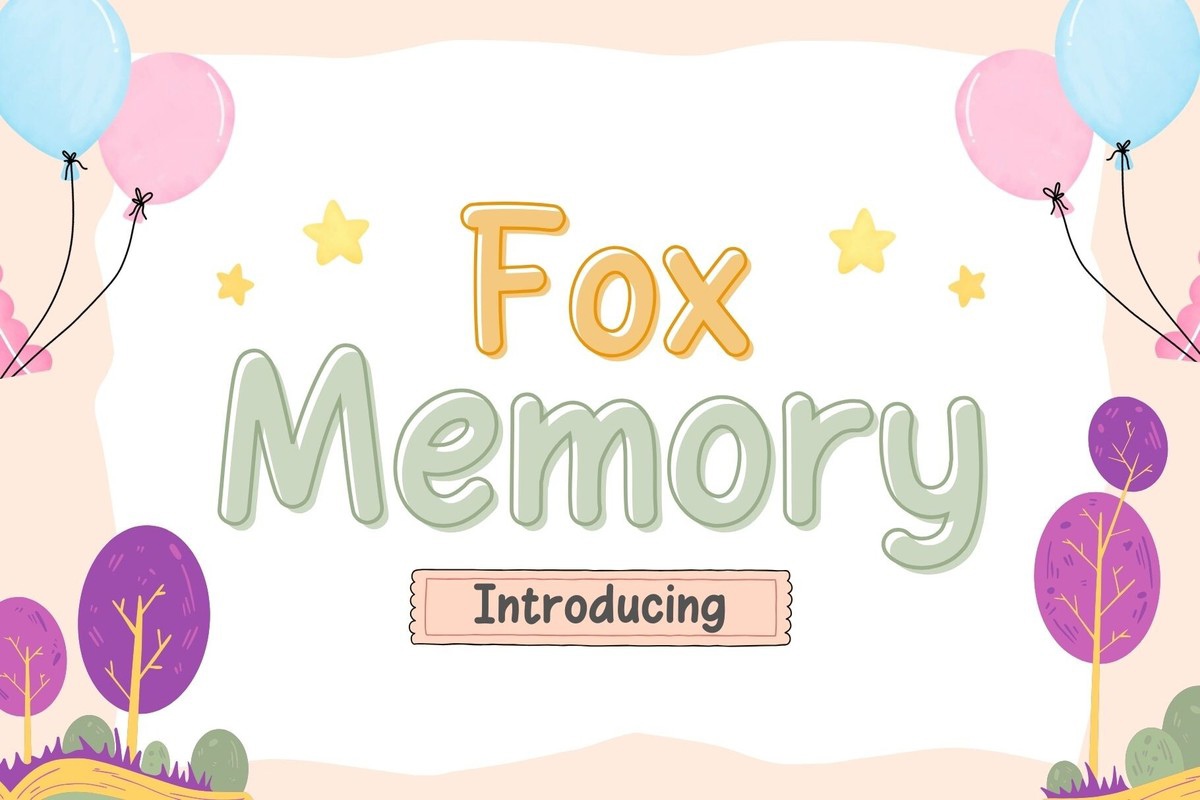 Font Fox Memory