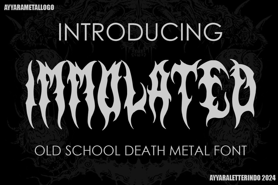 Font Immolated