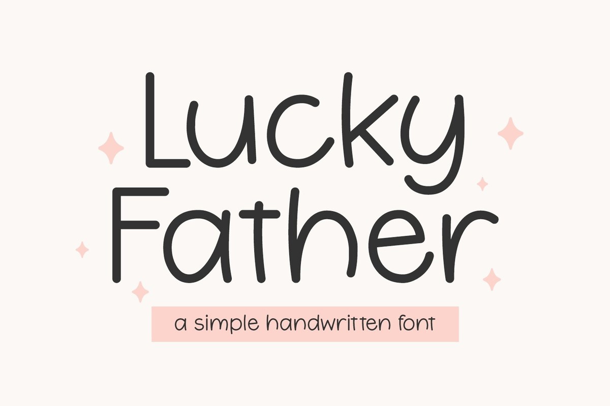 Font Lucky Father