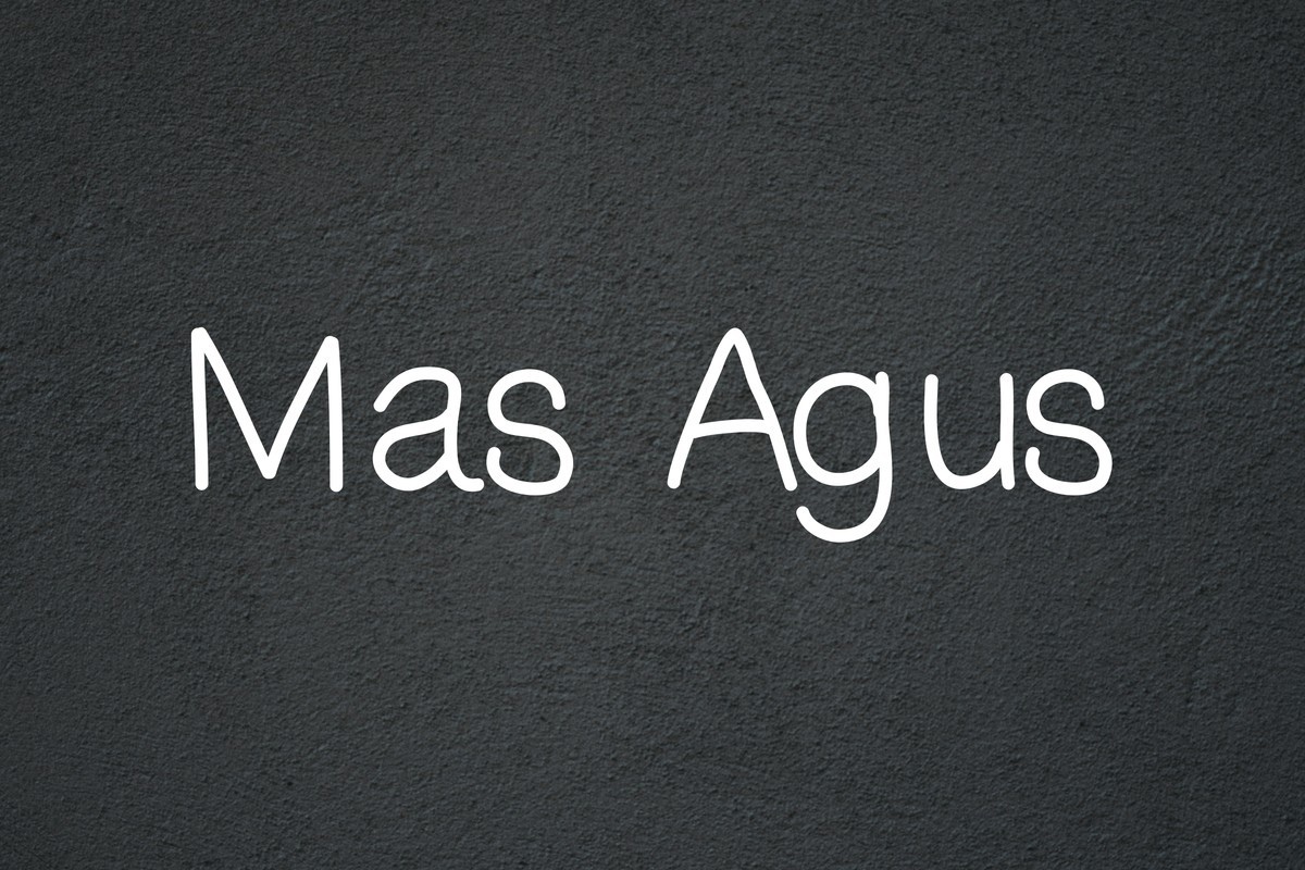 Font Mas Agus