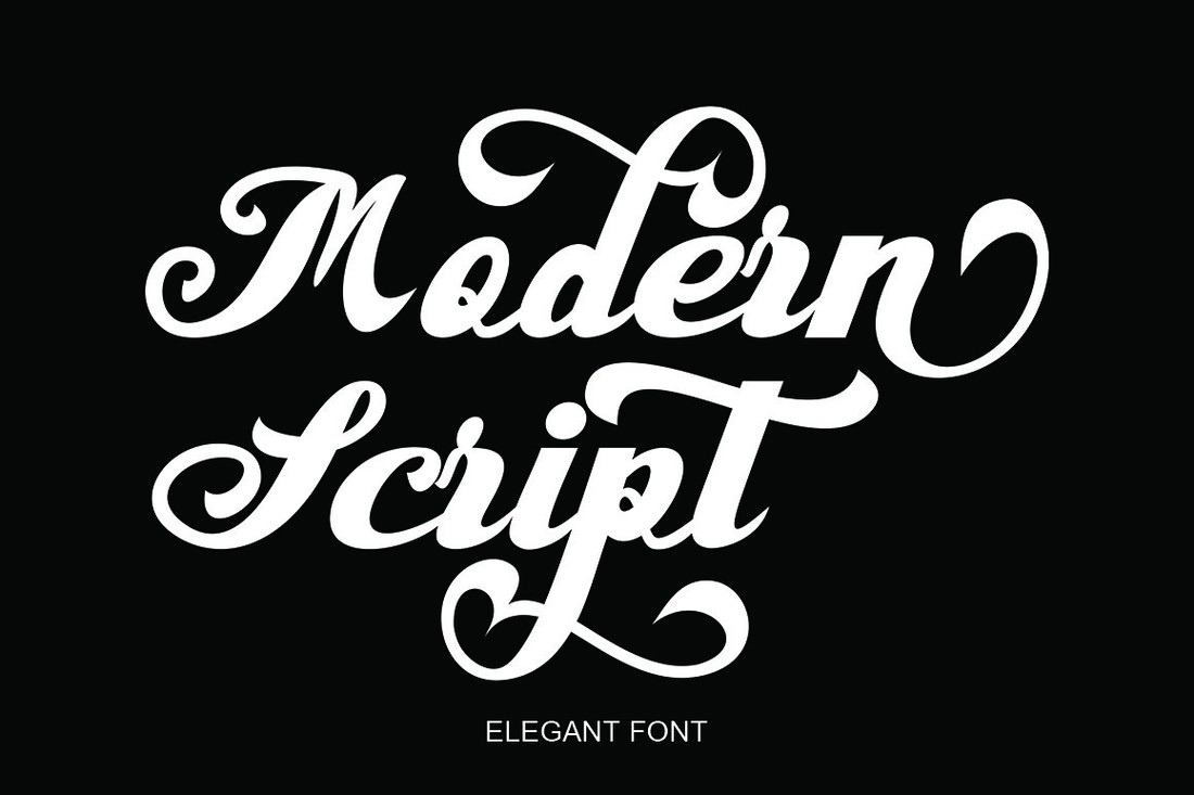 Font Modern Script