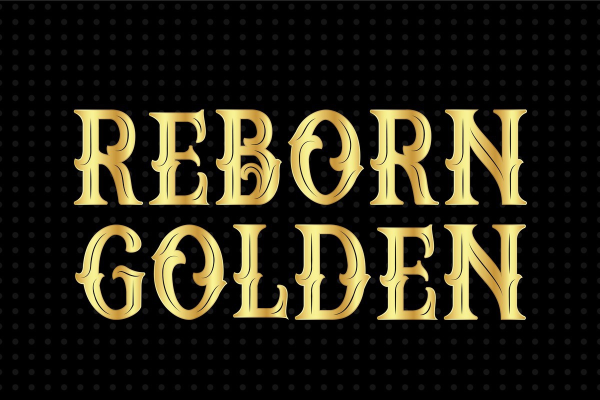 Font Reborn Golden