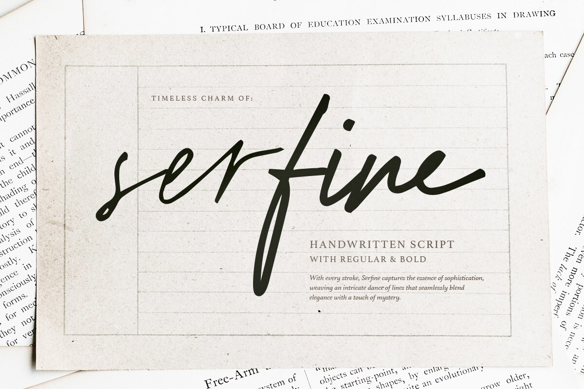 Font Serfine