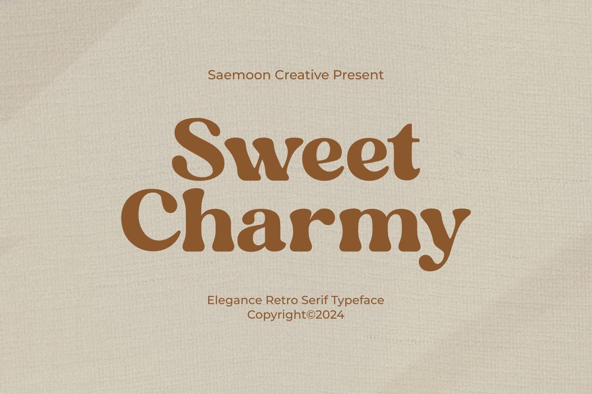 Font Sweet Charmy