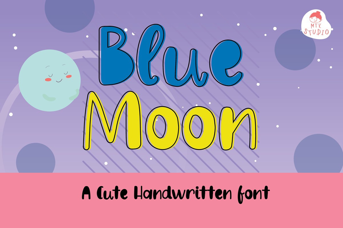 Font BlueMoon