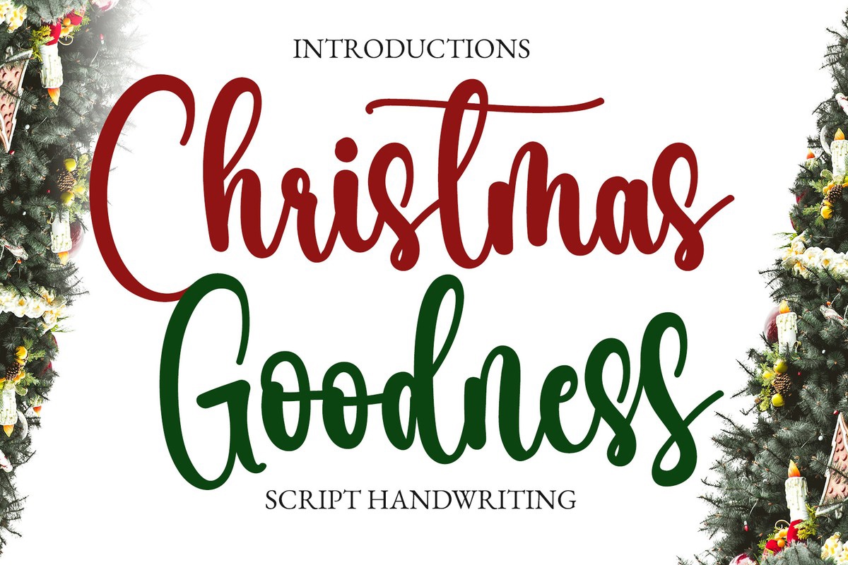 Font Christmas Goodness