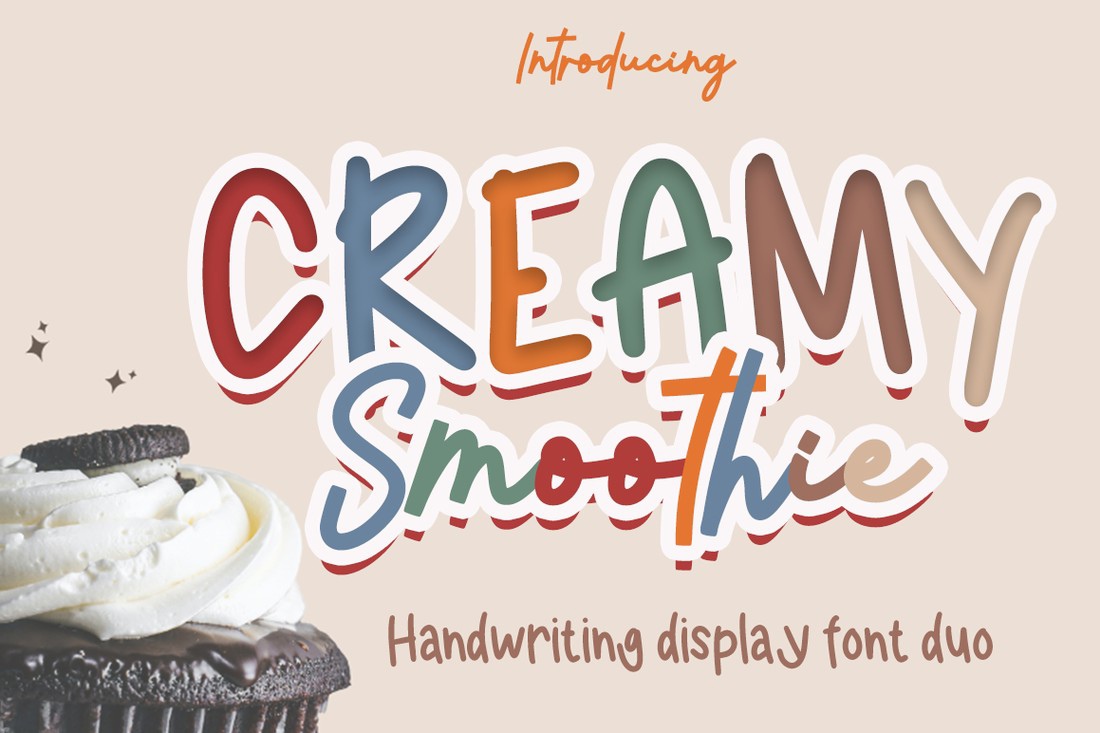 Font Creamy Smoothie