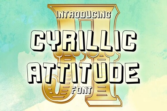 Font Cyrillic Attitude