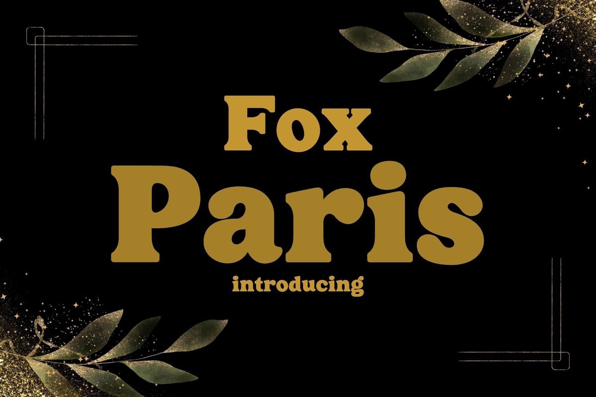 Font Fox Paris