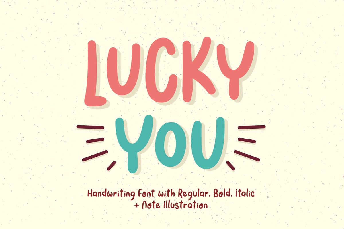 Font Lucky You