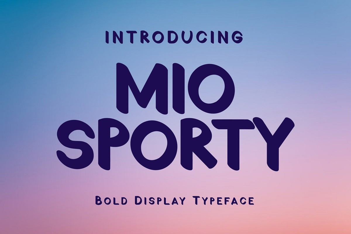 Font Mio Sporty