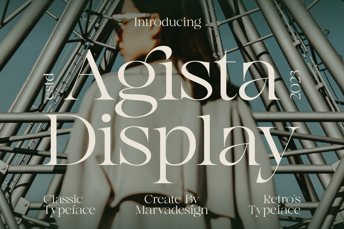 Font Agista Display