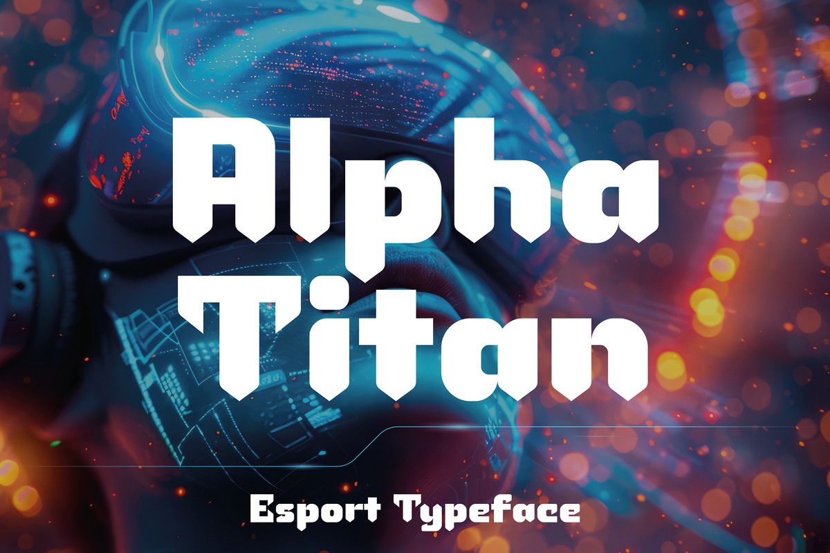 Font Alpha Titan