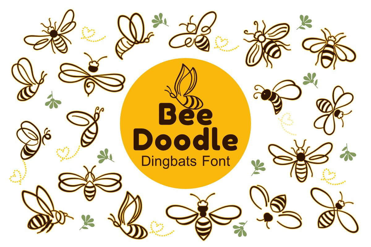 Font Bee Doodle