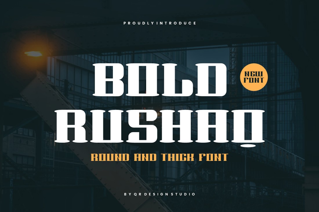 Font Bold Rushaq