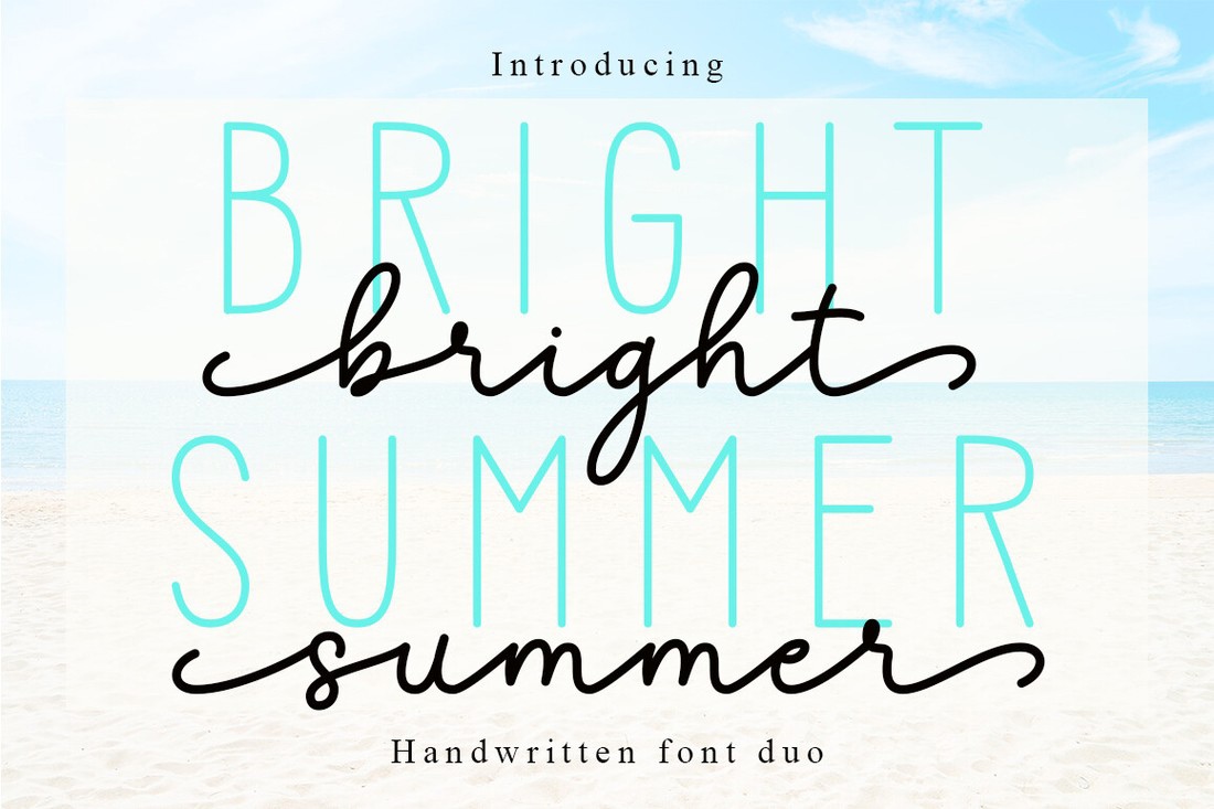 Font Bright Summer Duo