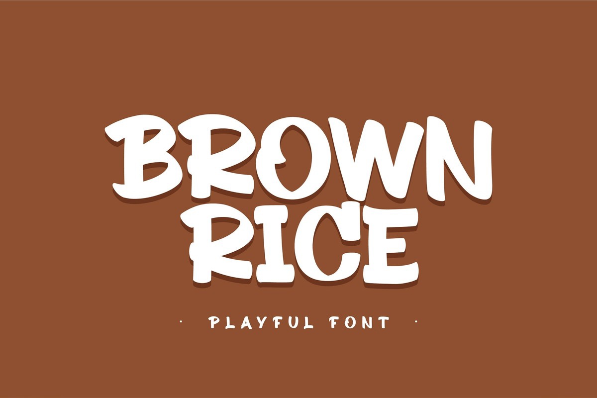 Font Brown Rice