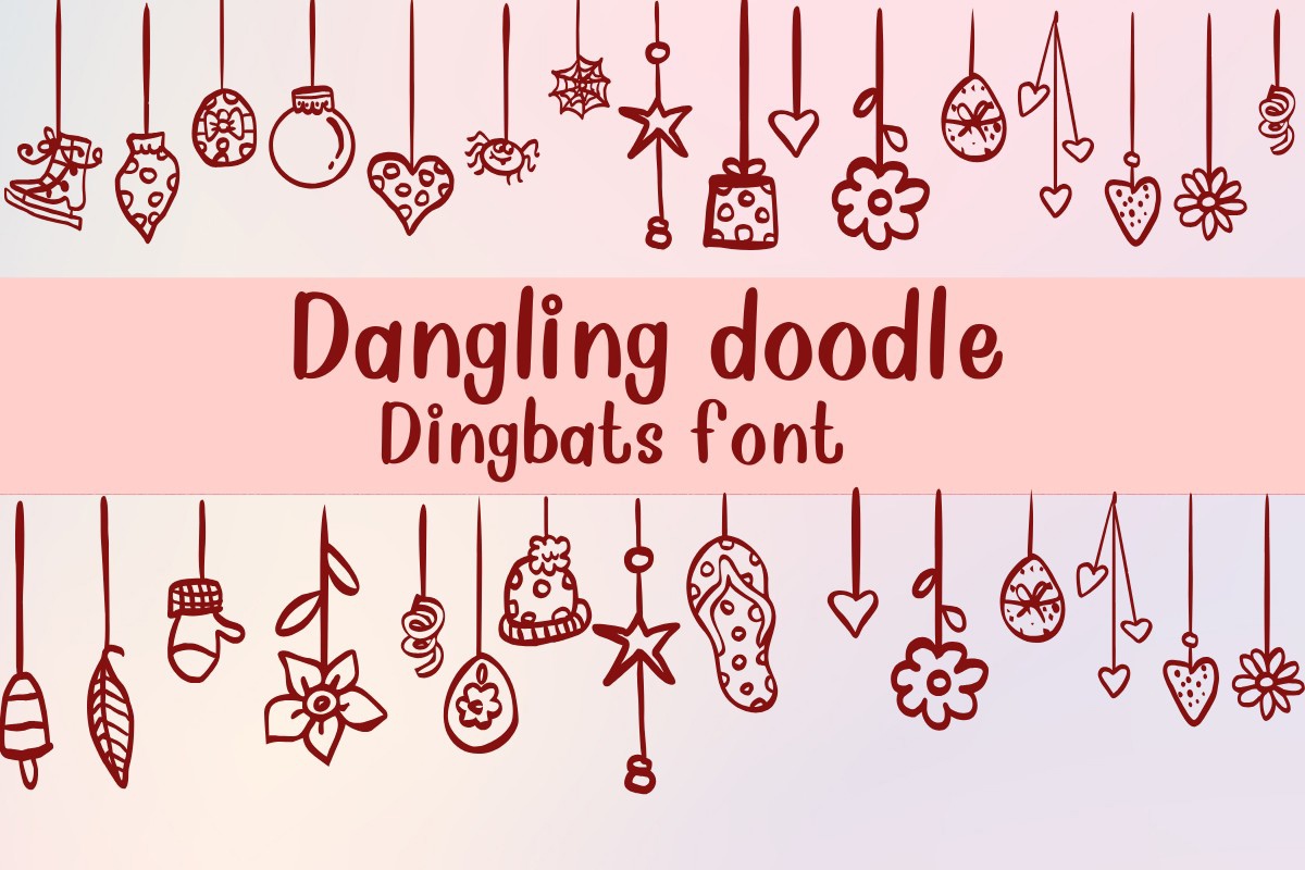 Font Dangling Doodle