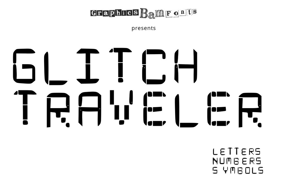 Font Glitch Traveler