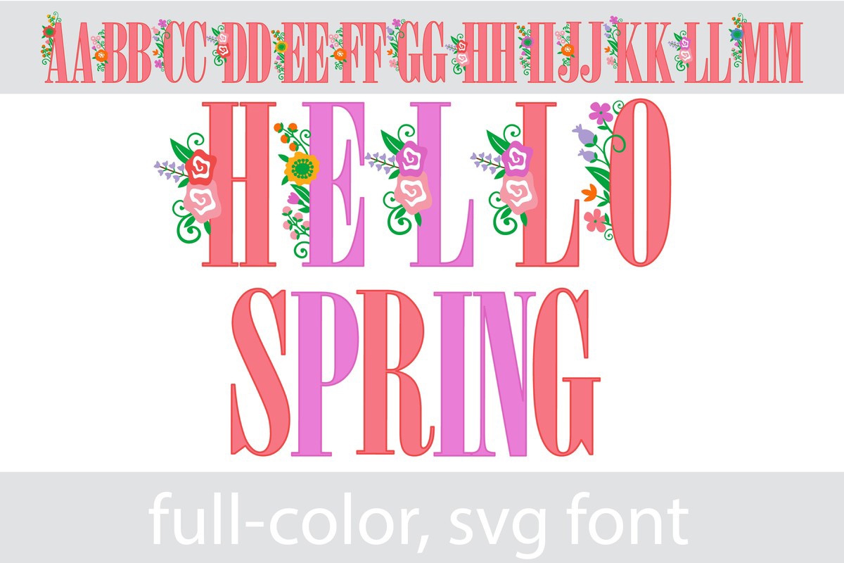 Font Hello Spring CF