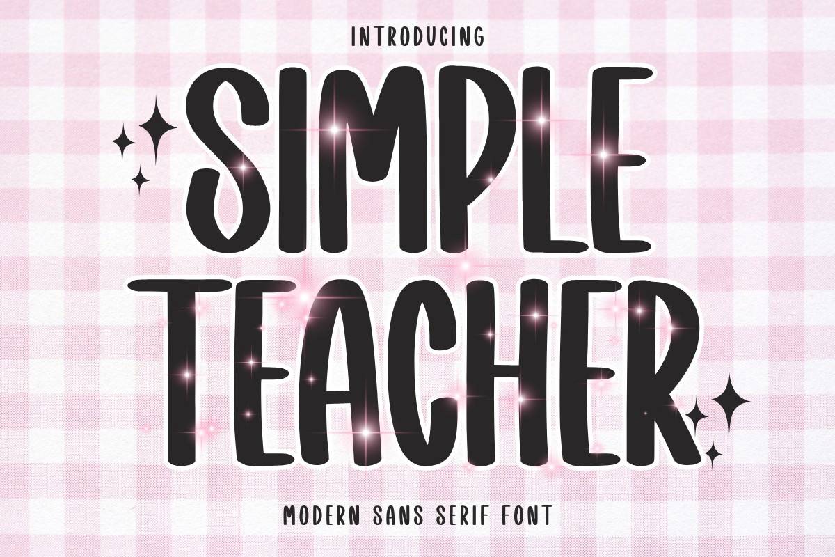 Font Simple Teacher