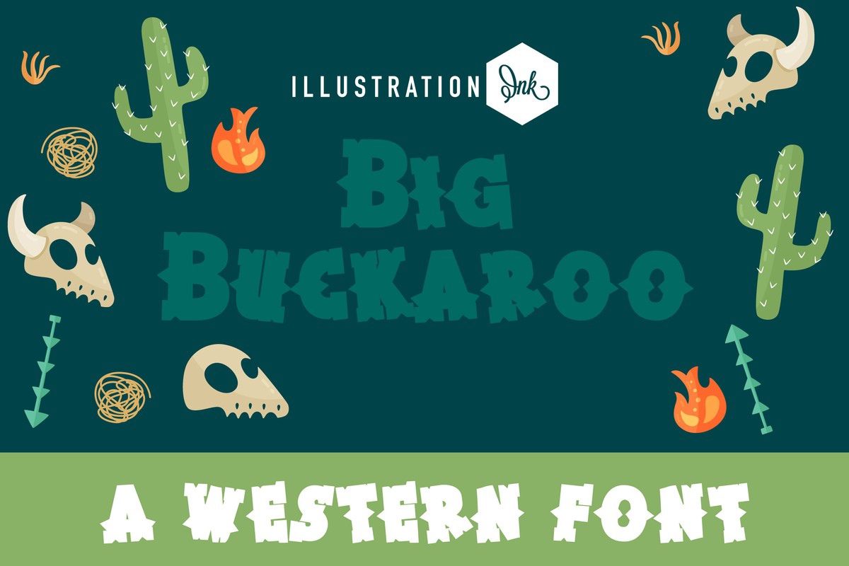 Font ZP Big Buckaroo