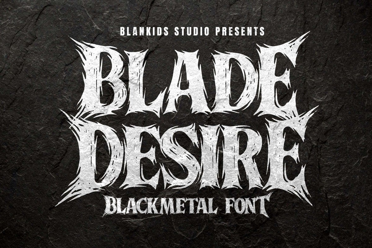 Font Blade Desire