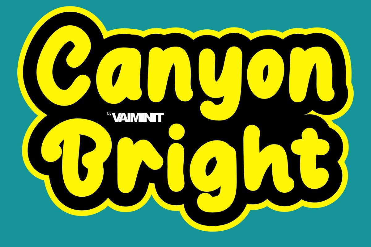 Font Canyon Bright