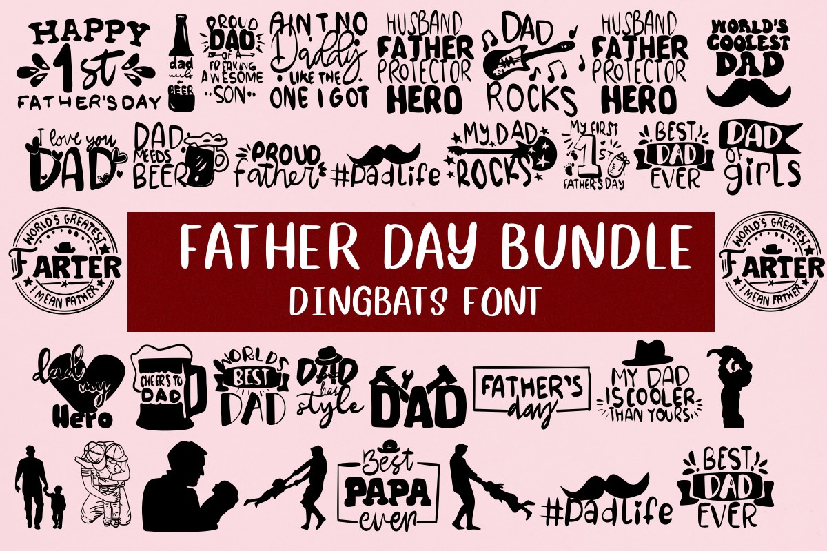 Font Father Day Bundle
