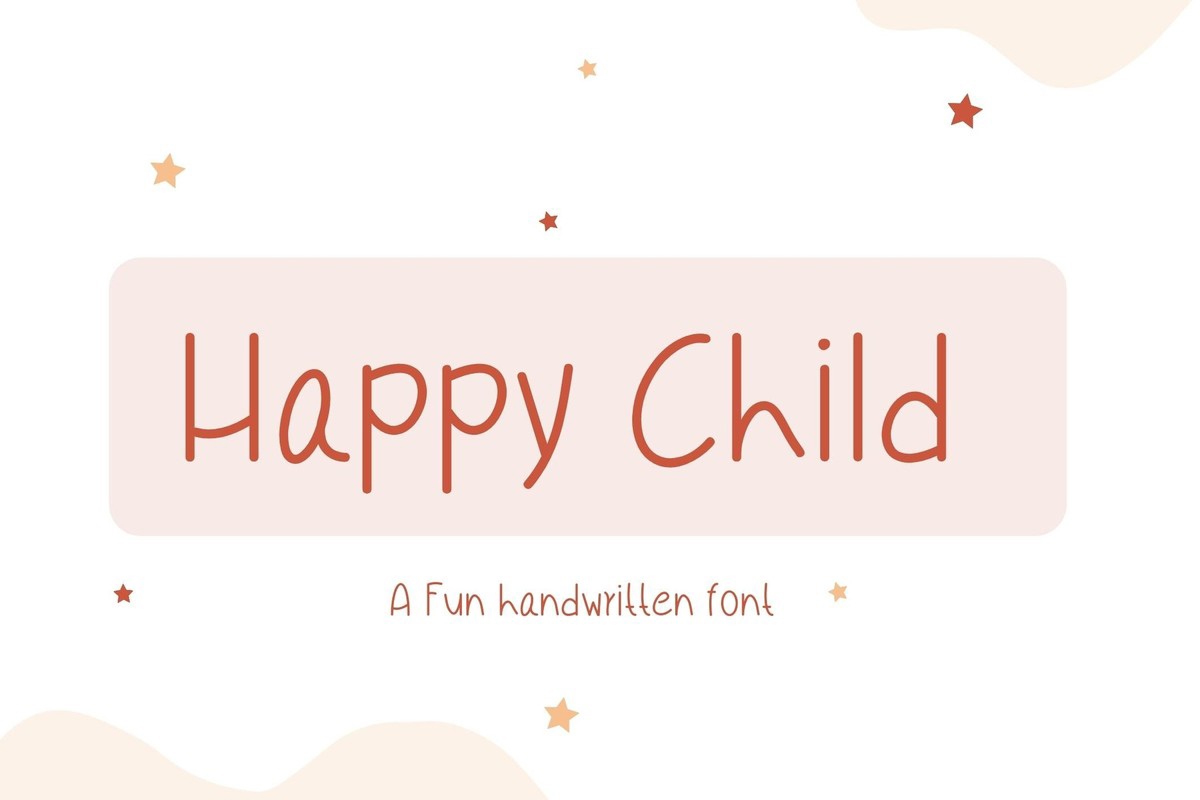 Font Happy Child