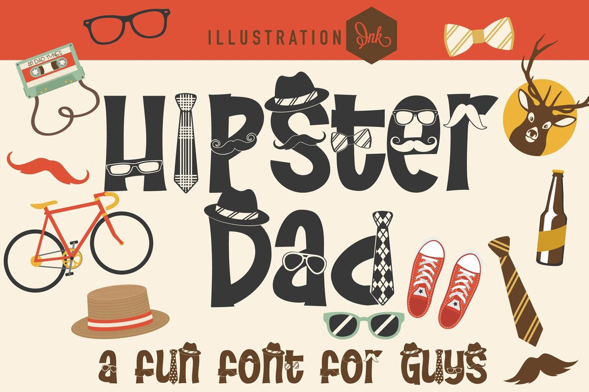 Font PN Hipster Dad