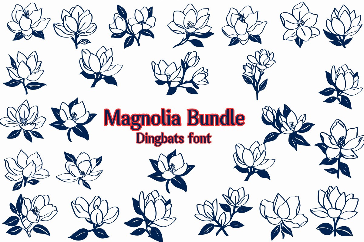 Font Magnolia Bundle