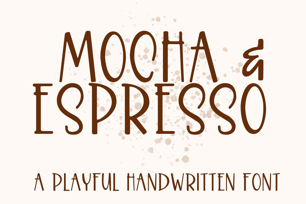 Font Mocha & Espresso