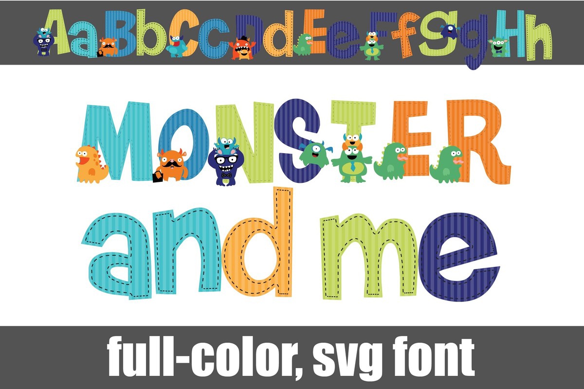 Font Monster And Me CF