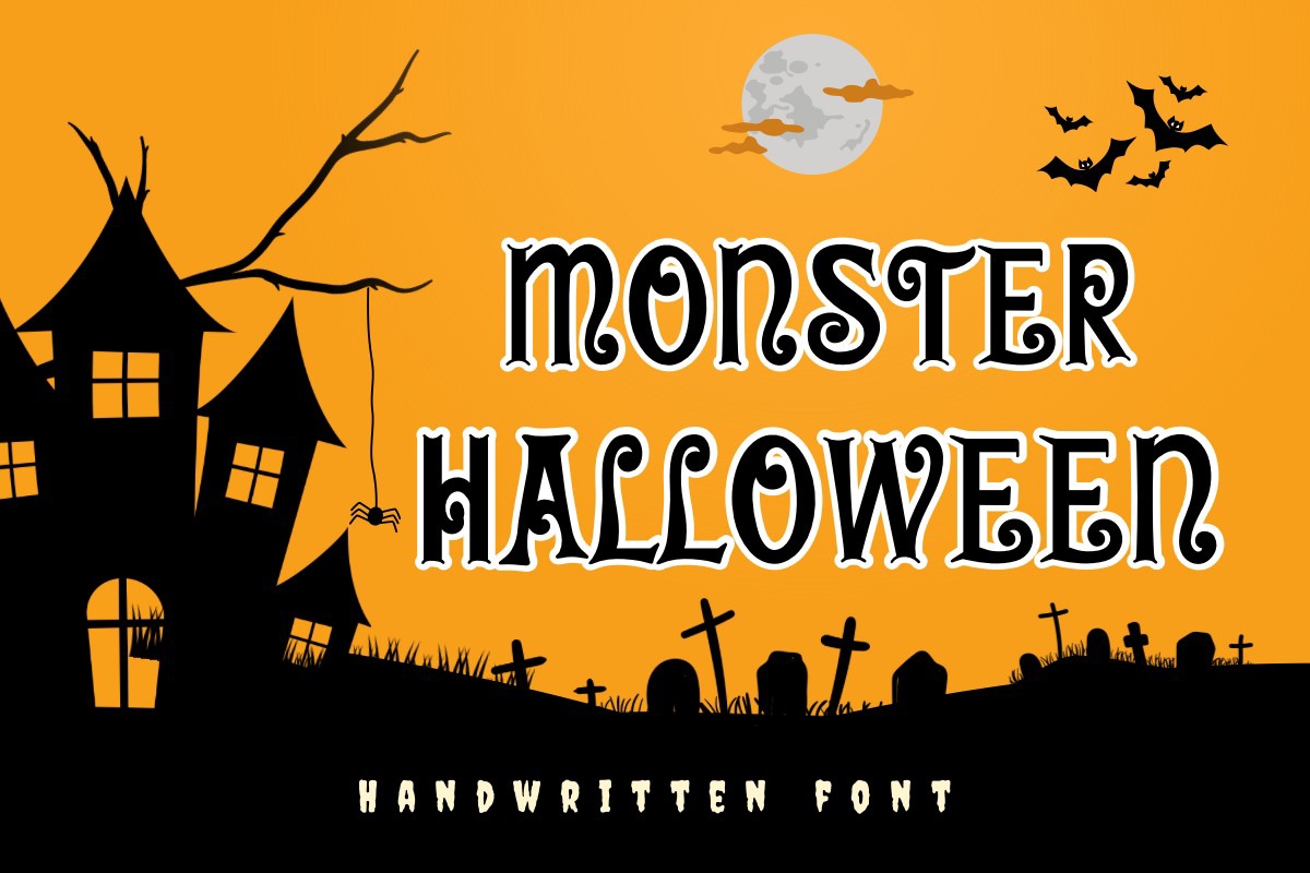 Font Monster Halloween