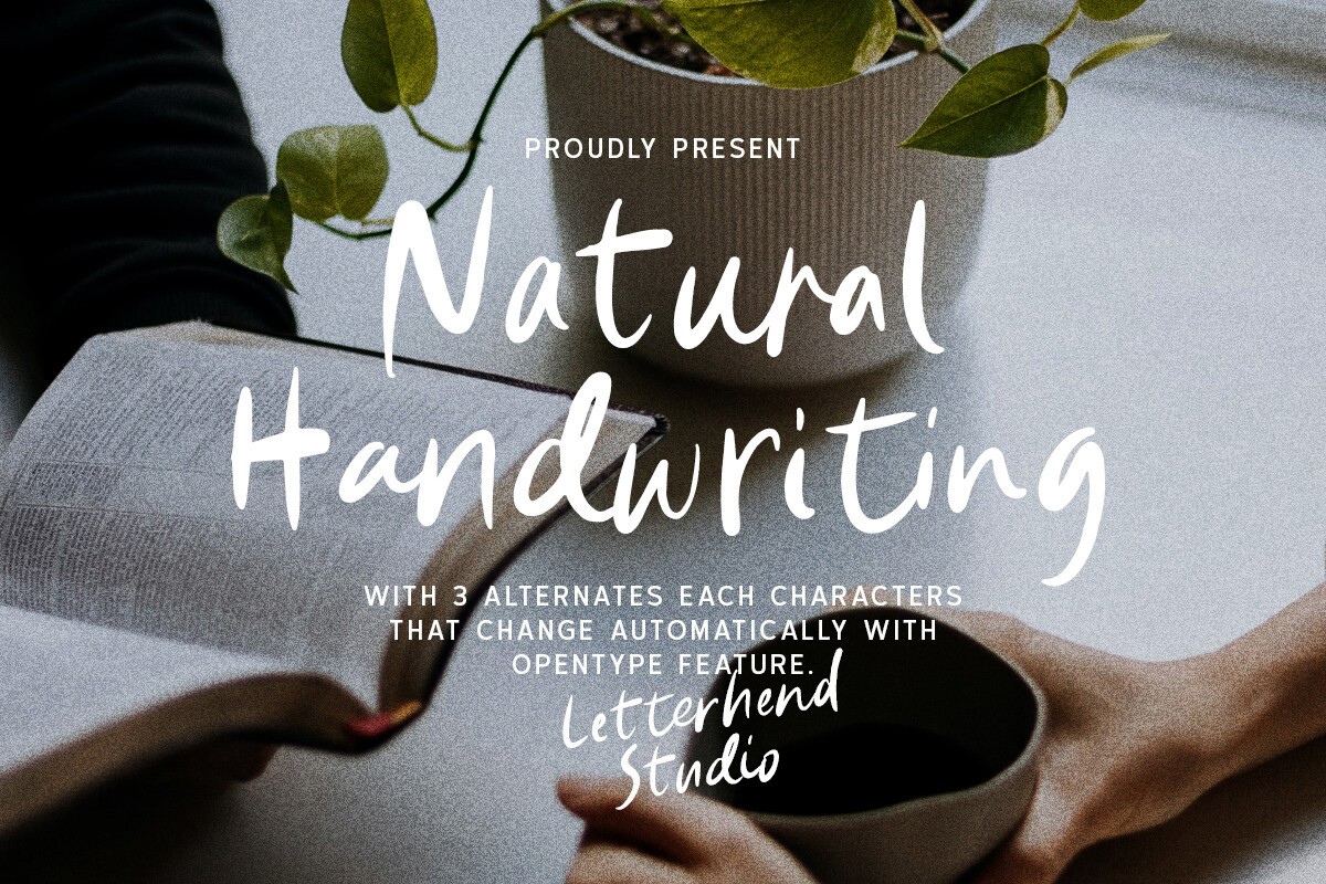 Font Natural Handwriting