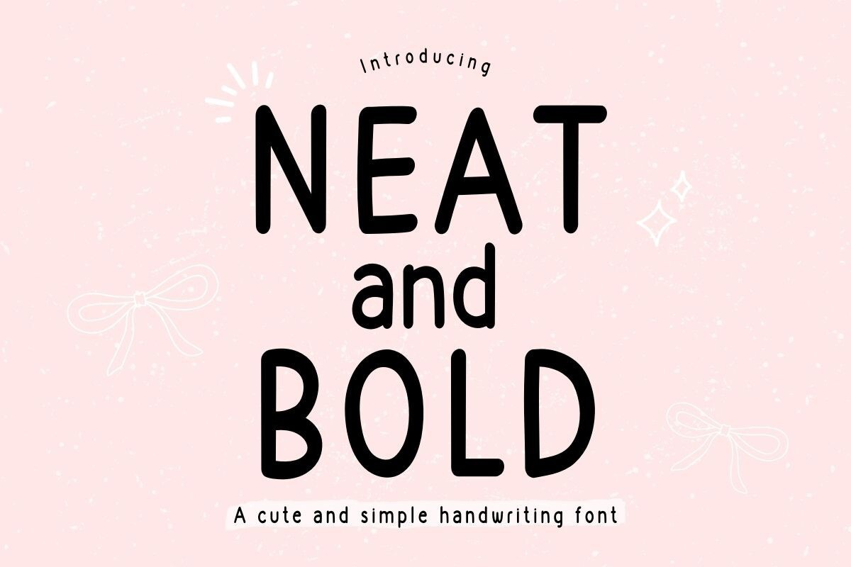 Font NeatAndBold