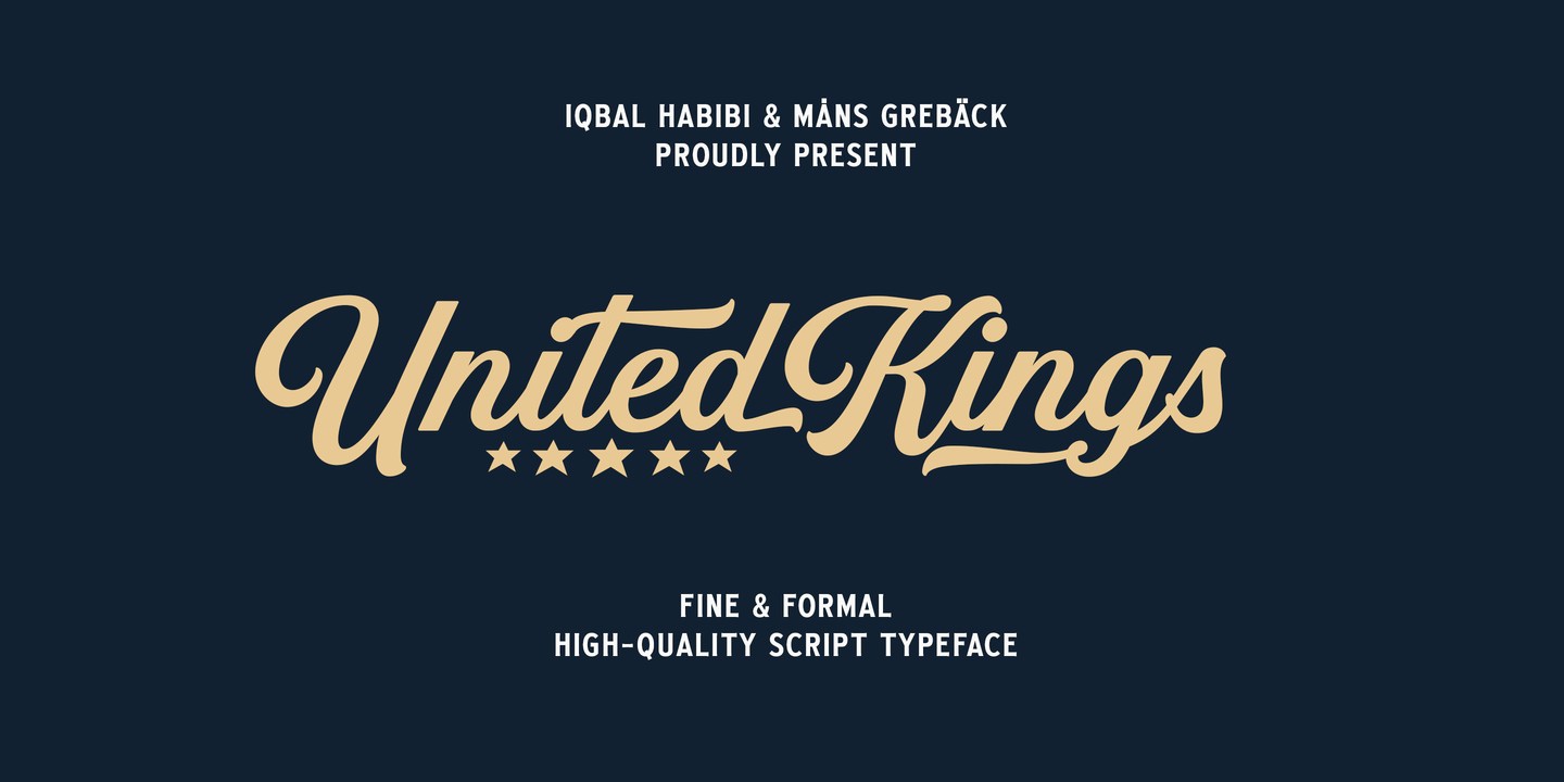 Font United Kings