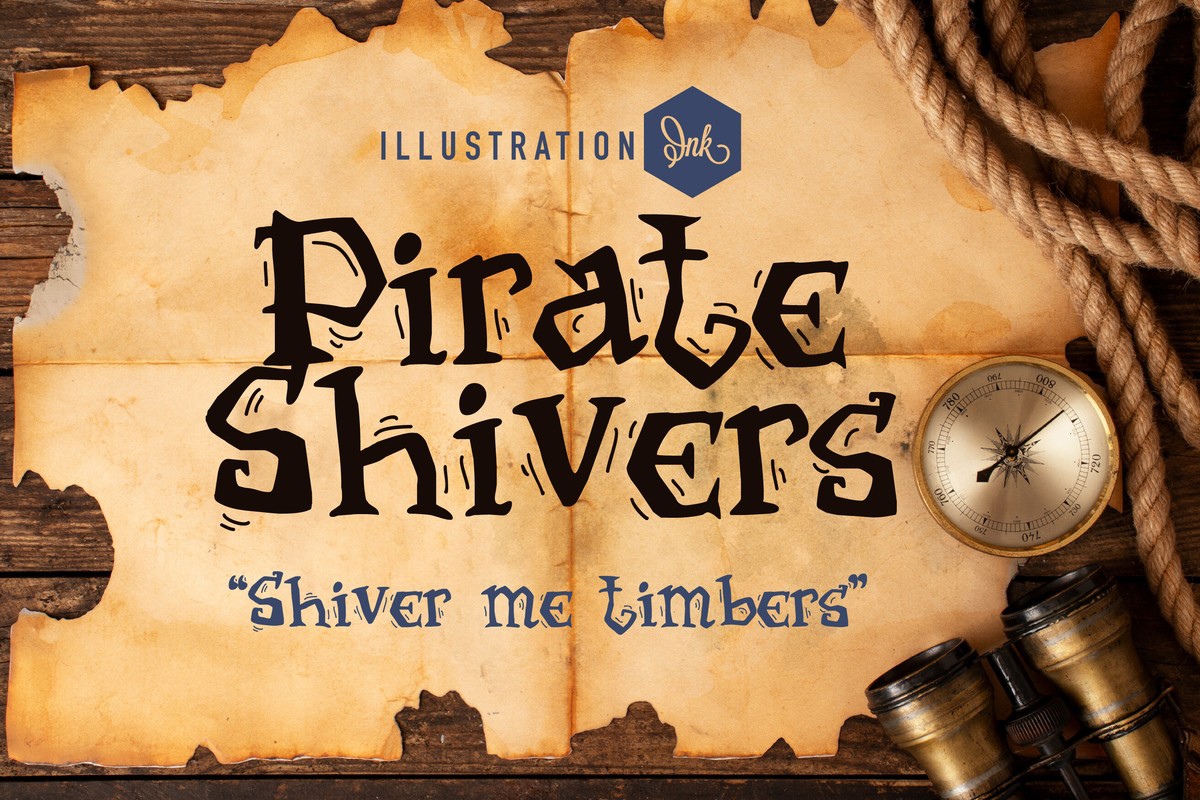 Font LDJ Pirate Shivers
