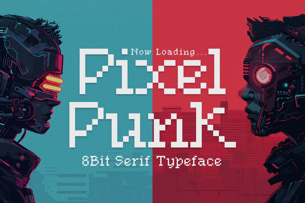Font Punk Pixel