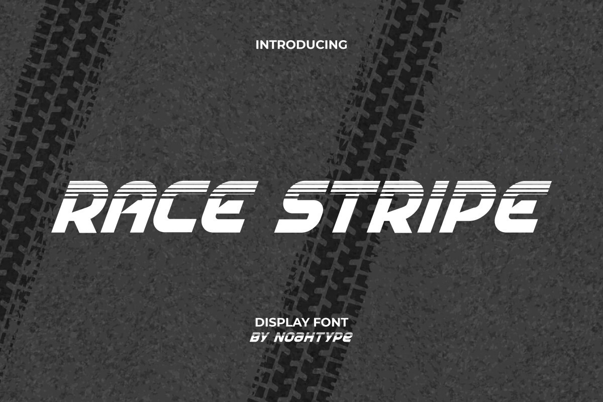 Font Race Stripe