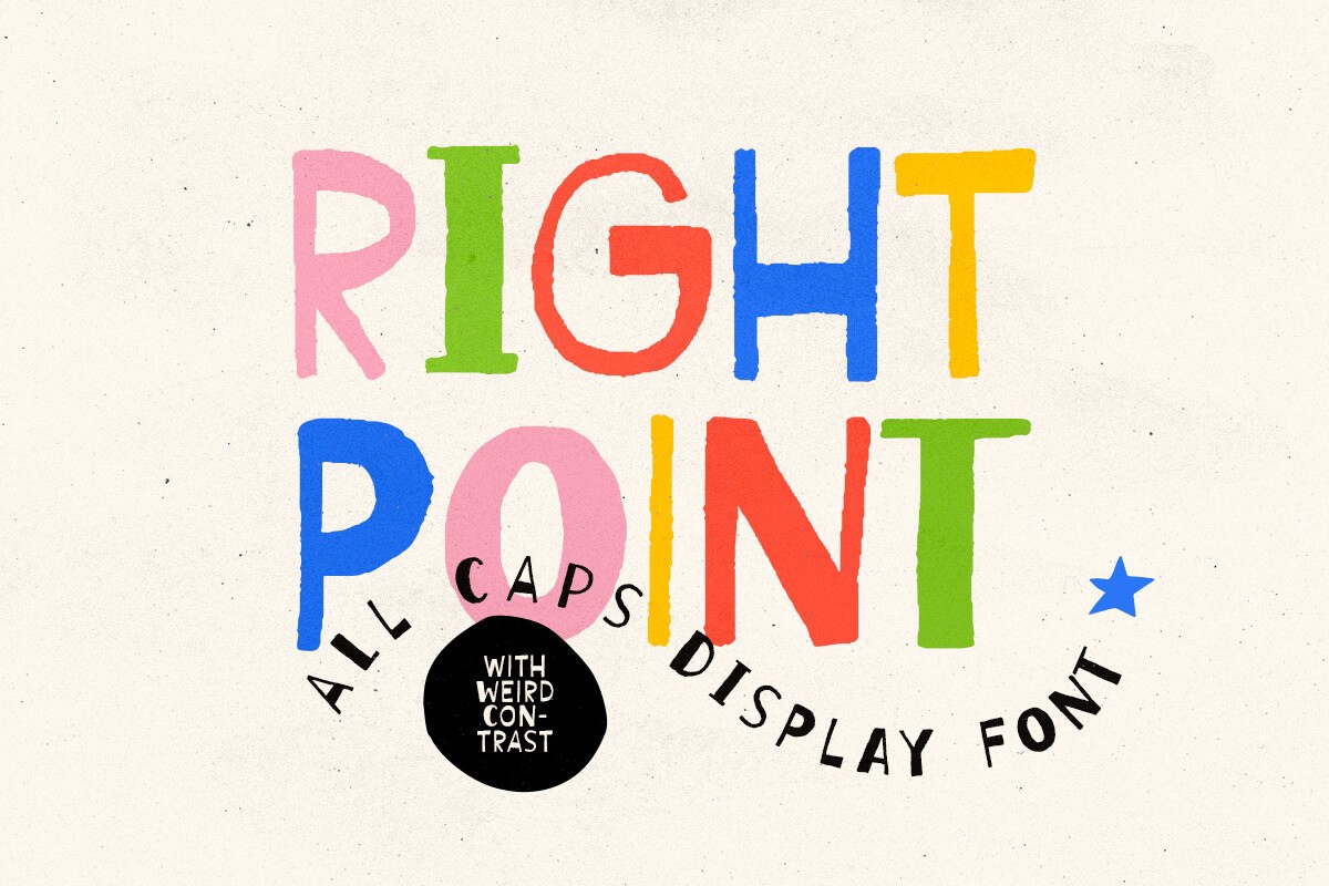 Font Right Point
