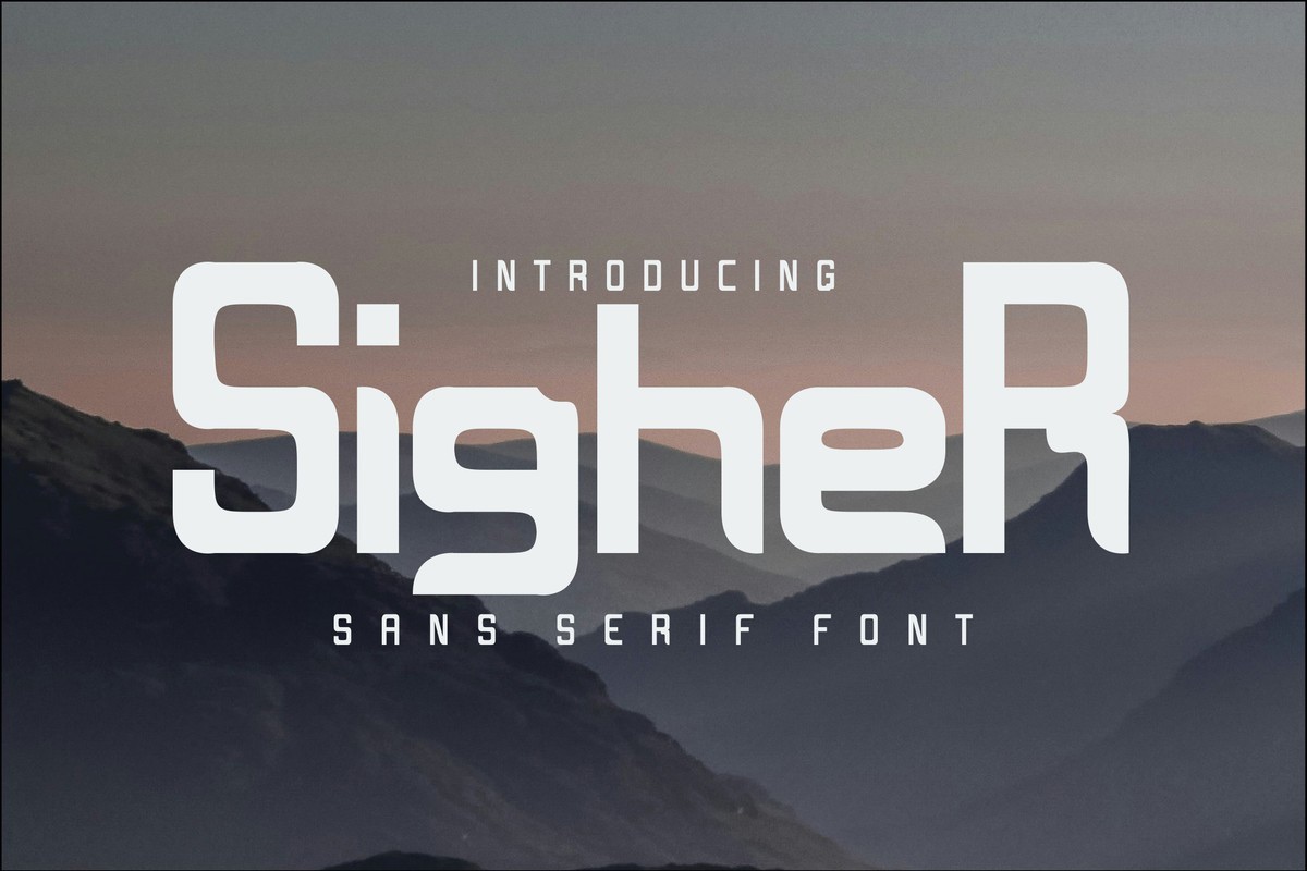 Font Sigher