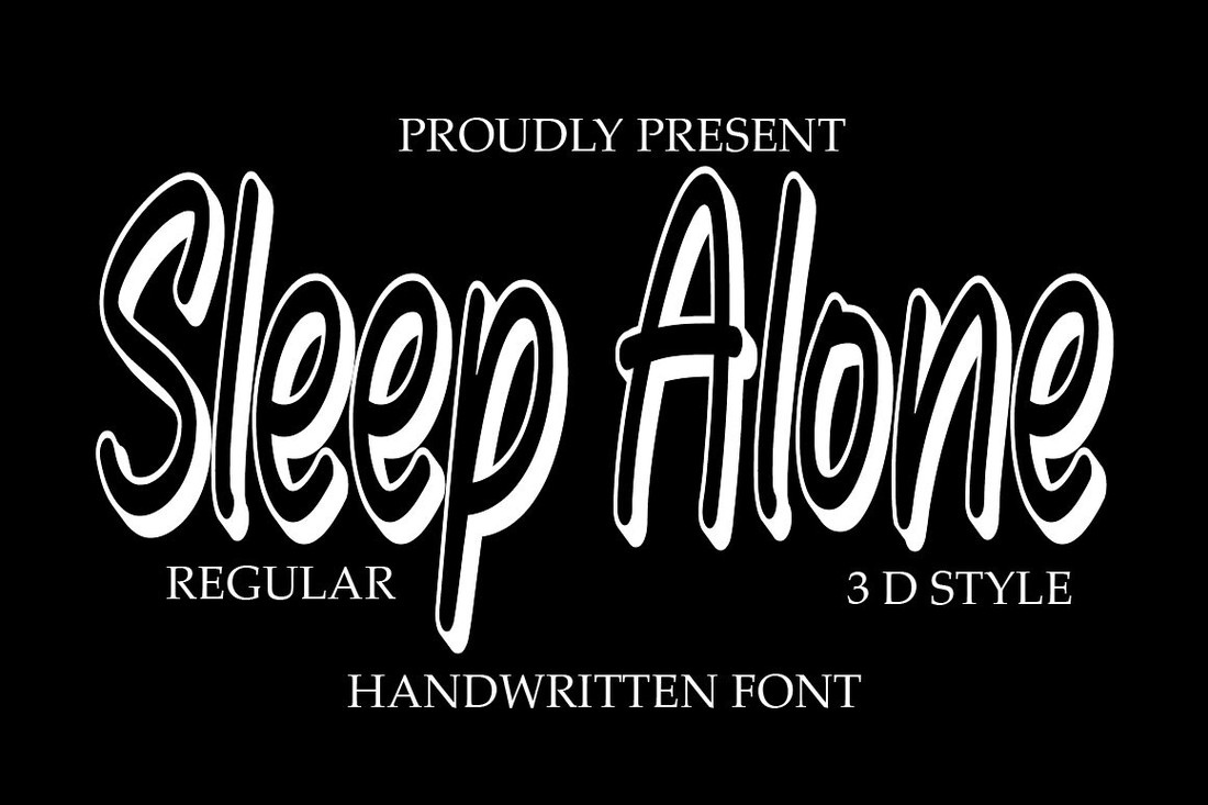 Font Sleep Alone