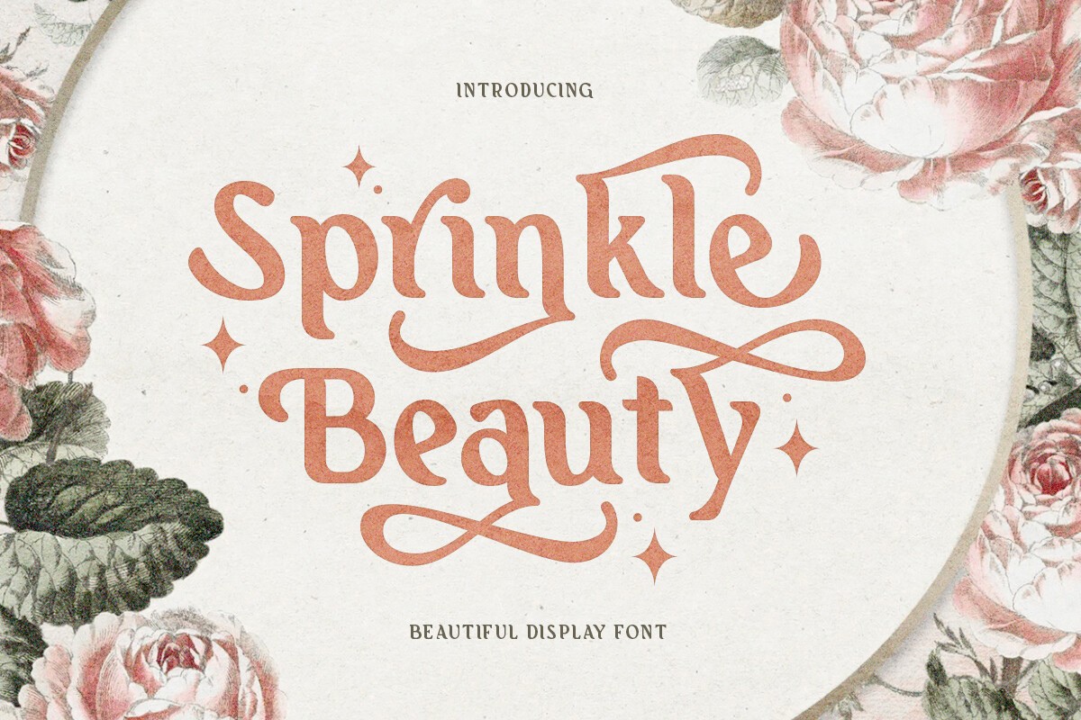 Font Sprinkle Beauty