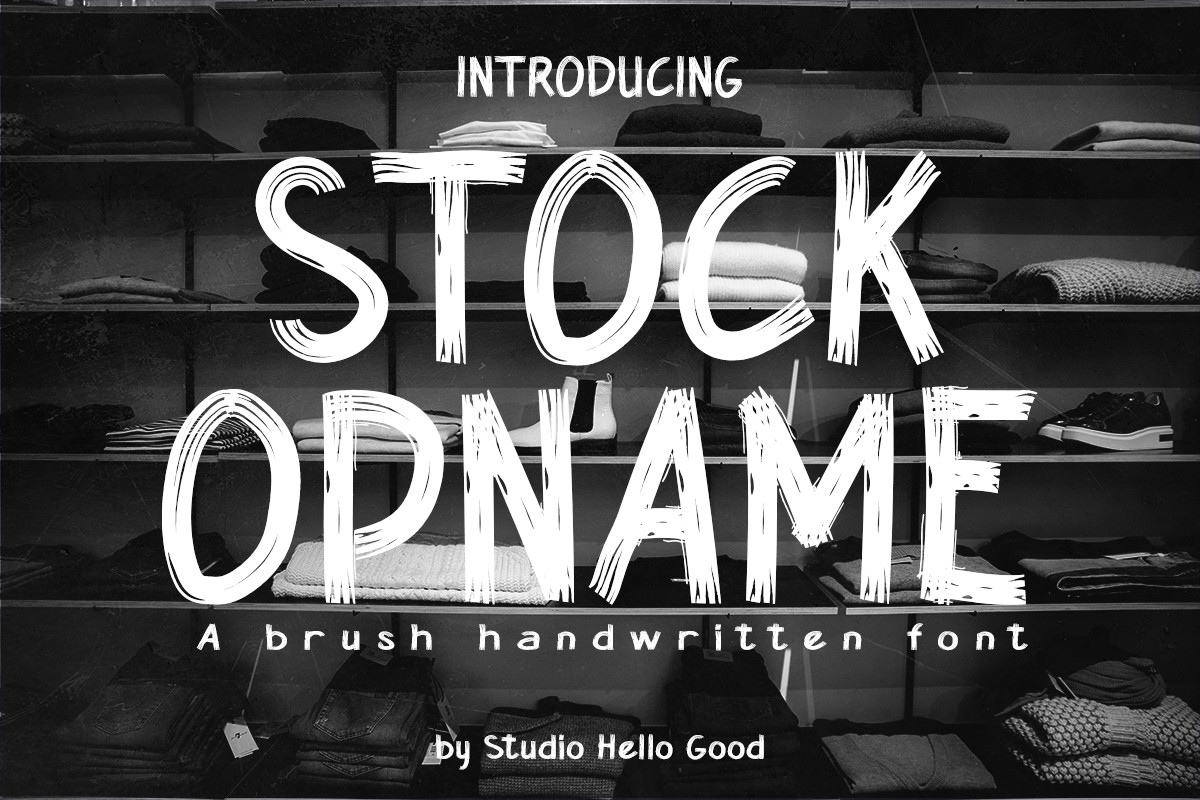 Font Stock Opname